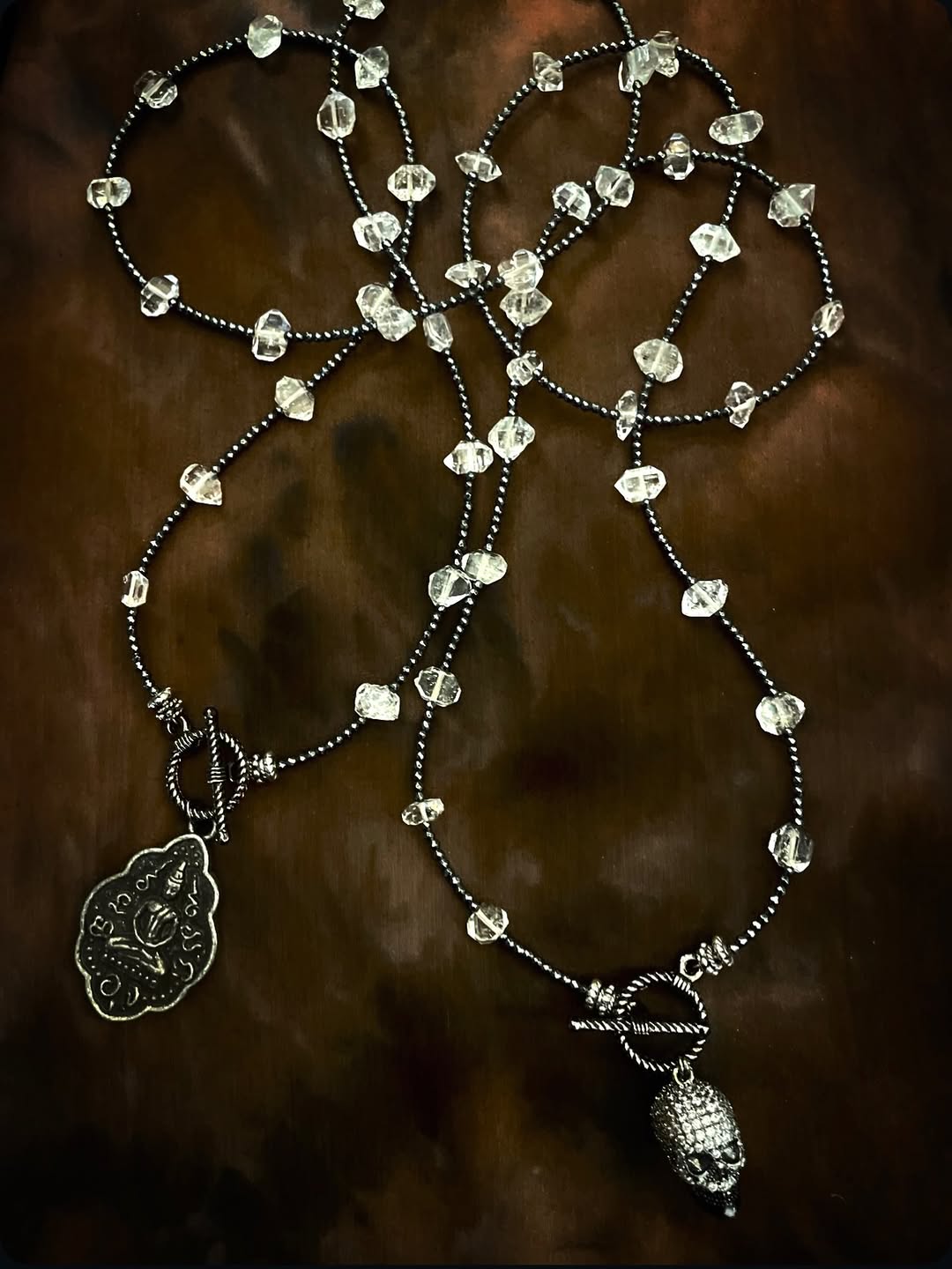 Hard ROCK💎d Herkimer Diamond Lovebeads